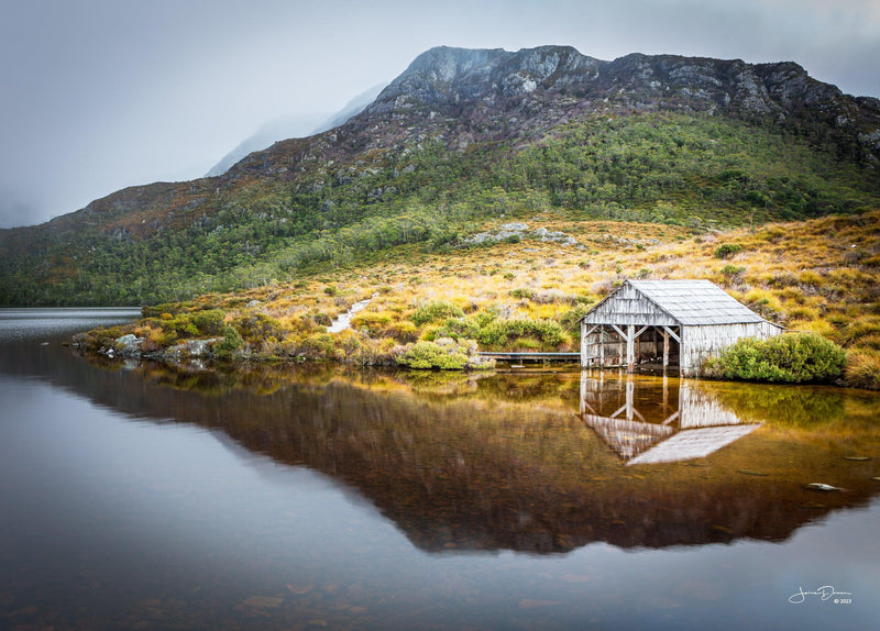 Dove Lake Boat Shed (Landscape)