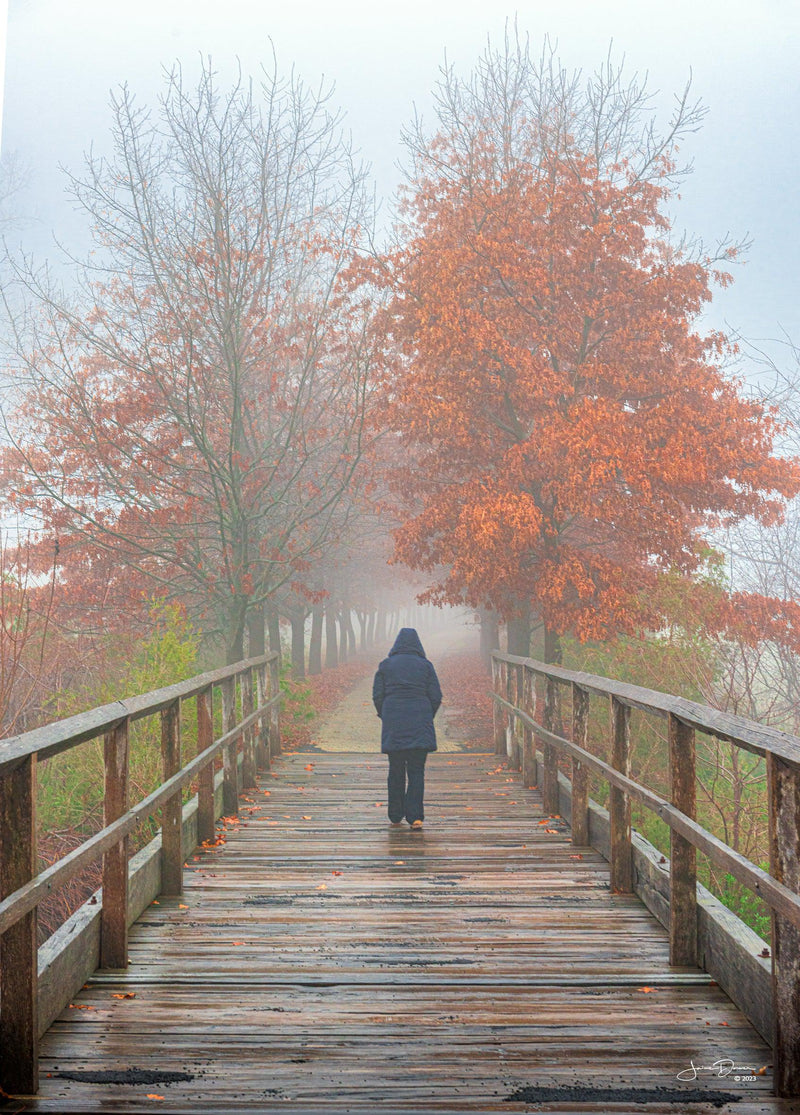 Early Morning Walk (Portrait)