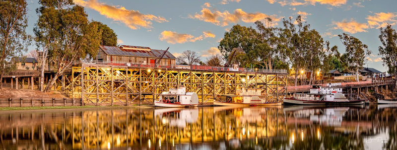 Echuca Wharf (Panorama)