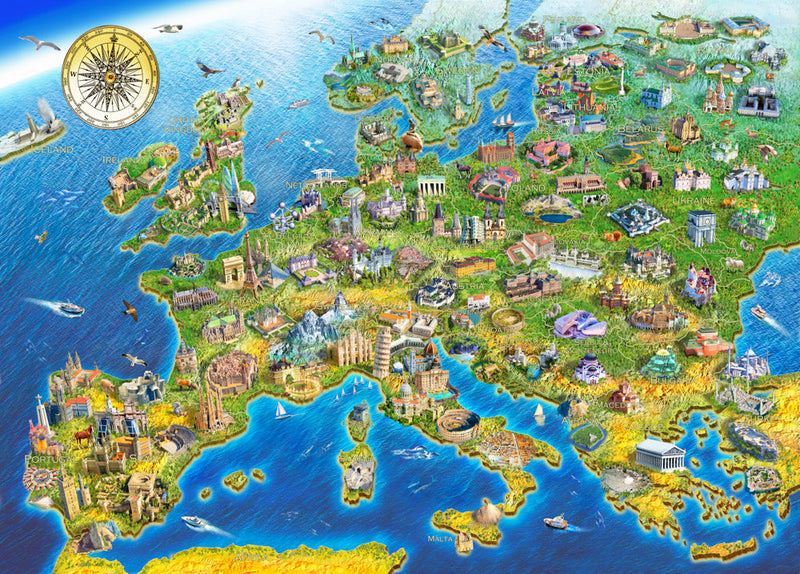 European Landmarks (Landscape) QPuzzles