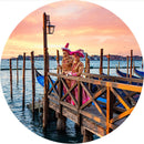 Faces of the Venice Festival (Round) Jigsaw Puzzle by Artist Jaime Dormer and Manufactured by QPuzzles in Queensland