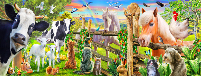 Farm Animals (Panorama) QPuzzles