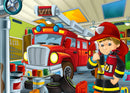 Fireman's Workshop (Landscape) Jigsaw Puzzle by Artist QPuzzles and Manufactured by QPuzzles in Queensland