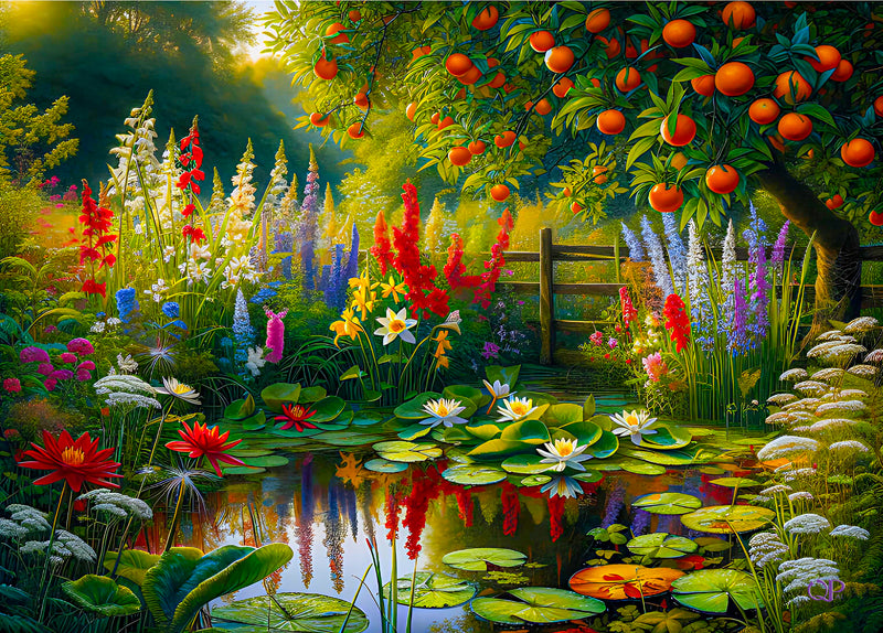 Flower Pond (Landscape)