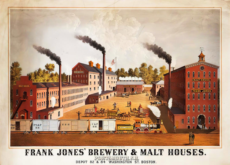 Frank Jones Brewery & Malt House (Landscape) Jigsaw Puzzle by Artist QPuzzles and Manufactured by QPuzzles in Queensland