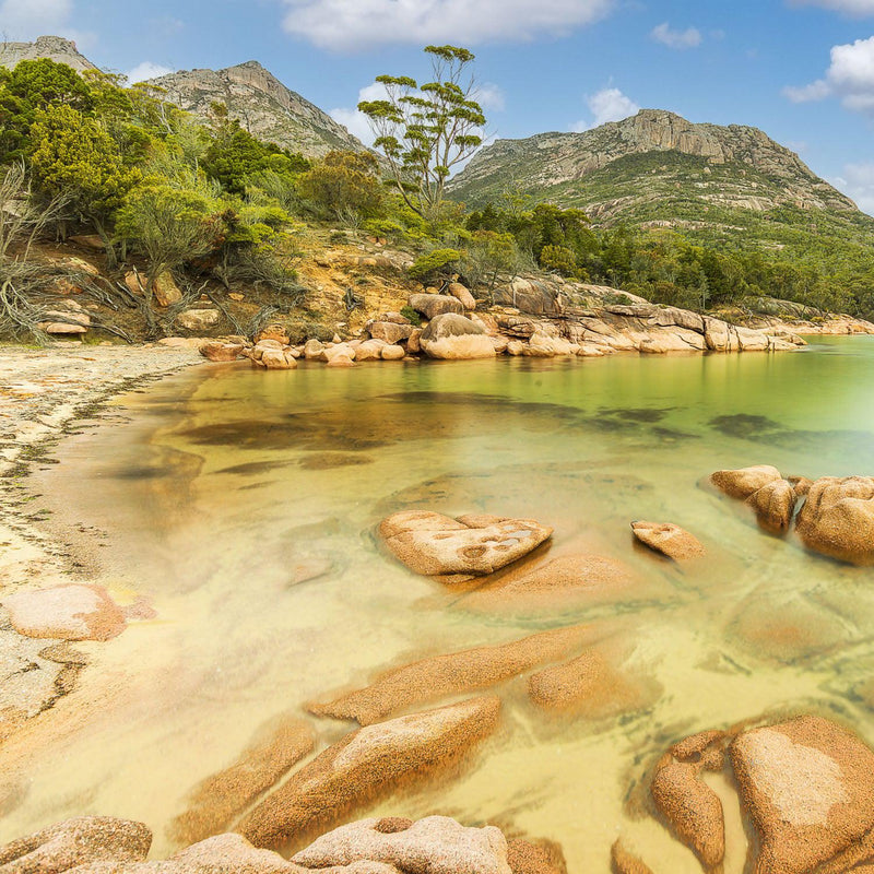 Freycinet National Park (Square) Jigsaw Puzzle by Artist Jaime Dormer and Manufactured by QPuzzles in Queensland