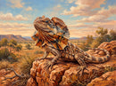 Frilled Neck Lizard (Landscape)