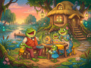 Frog Family (Landscape)