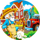 Fun on the Farm (Round) Jigsaw Puzzle by Artist QPuzzles and Manufactured by QPuzzles in Queensland
