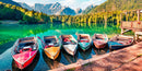 Fusine Lake (Panorama) Jigsaw Puzzle by Artist QPuzzles and Manufactured by QPuzzles in Queensland