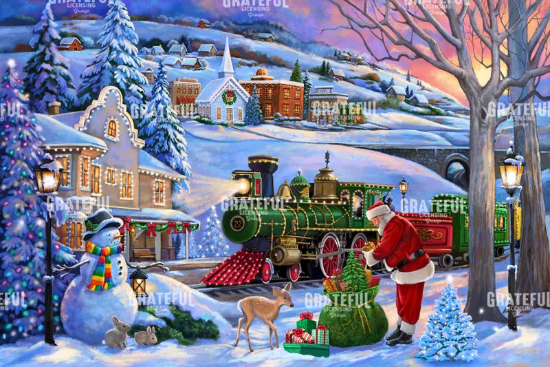Christmas Train (Landscape)
