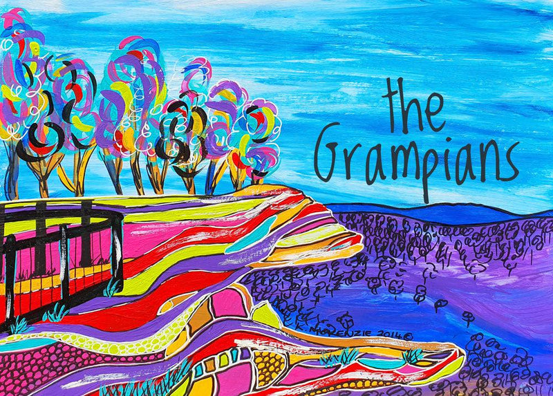 Grampians (Landscape) Jigsaw Puzzle by Artist Karen McKenzie and Manufactured by QPuzzles in Queensland
