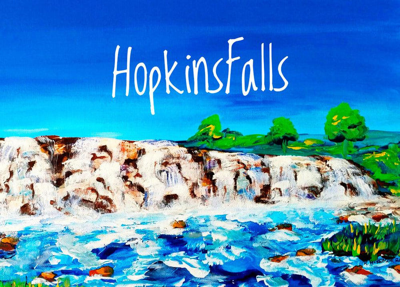 Hopkins Falls (Landscape) Jigsaw Puzzle by Artist Karen McKenzie and Manufactured by QPuzzles in Queensland