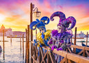 Jesters Of Venice (Landscape) Jigsaw Puzzle by Artist James Dormer and Manufactured by QPuzzles in Queensland