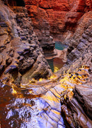 Karijini Gold (Portrait) Jigsaw Puzzle by Artist Bruce Pottinger and Manufactured by QPuzzles in Queensland