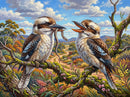 Kookaburra Feeding II (Landscape)
