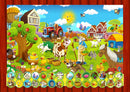 Life on the Farm (Landscape) Jigsaw Puzzle by Artist QPuzzles and Manufactured by QPuzzles in Queensland