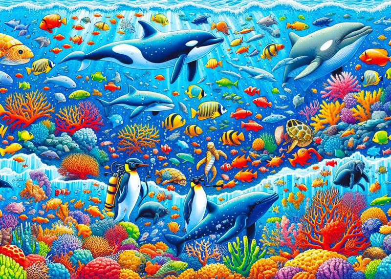 Life Under The Sea (Tray Puzzle) for Kids