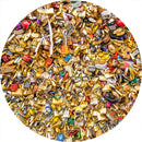 Locks of Love (Round) Jigsaw Puzzle by Artist Jaime Dormer and Manufactured by QPuzzles in Queensland