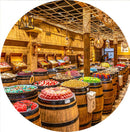 Lolly Shop (Round) Jigsaw Puzzle by Artist Jaime Dormer and Manufactured by QPuzzles in Queensland