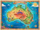 Map of Australia (Landscape)