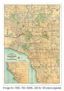 McCarron, Bird & Co.'s map of Melbourne circa 1913 (Portrait) Jigsaw Puzzle by Artist Craig Holloway and Manufactured by QPuzzles in Queensland