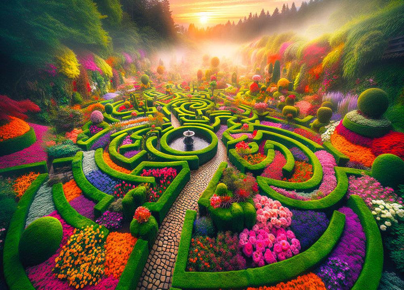 Misty Maze (Landscape)