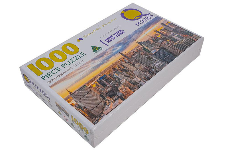 New York New York (Pano) Jigsaw Puzzle by Artist Jaime Dormer and Manufactured by QPuzzles in Queensland