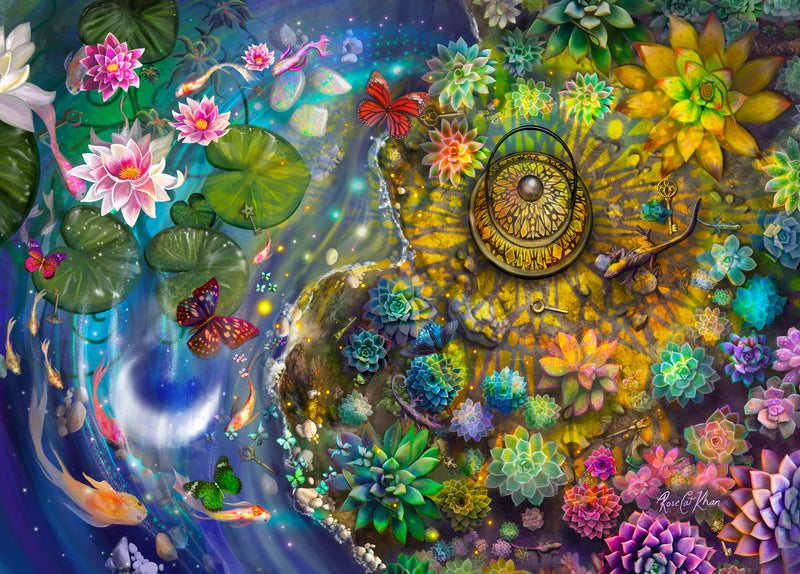 NightIn The Lizard Garden (Landscape)