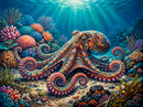 Vibrant Octopus (Landscape)