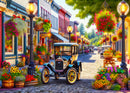Old Cars & Flowers (Landscape)
