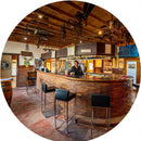 Patchewollock Pub (Round) Jigsaw Puzzle by Artist Jaime Dormer and Manufactured by QPuzzles in Queensland