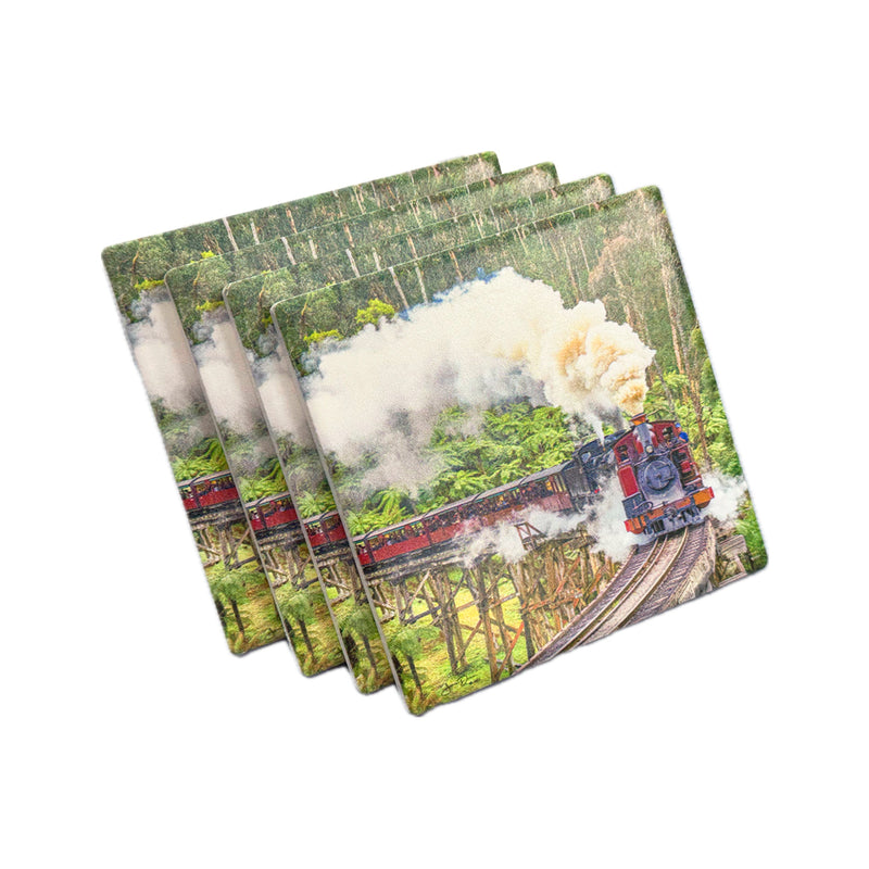 Design Your Own Personalised Ceramic Coasters | Custom Gift Sets (Includes Artwork)