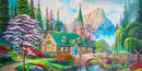 Private Paradise (Panorama) Jigsaw Puzzle by Artist QPuzzles and Manufactured by QPuzzles in Queensland