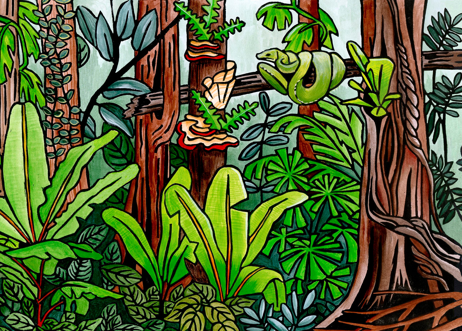 Python Jigsaw Puzzle (Landscape) - Puzzles Qld Pty Ltd