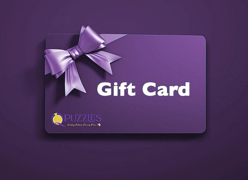 QPuzzles Gift Card Jigsaw Puzzle by Artist QPuzzles and Manufactured by QPuzzles in Queensland