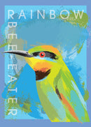 Rainbow Bee-Eater (Portrait) Jigsaw Puzzle by Artist Robert Mancini and Manufactured by QPuzzles in Queensland