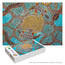 Rainbow Serpent & The Two Goannas (Landscape)