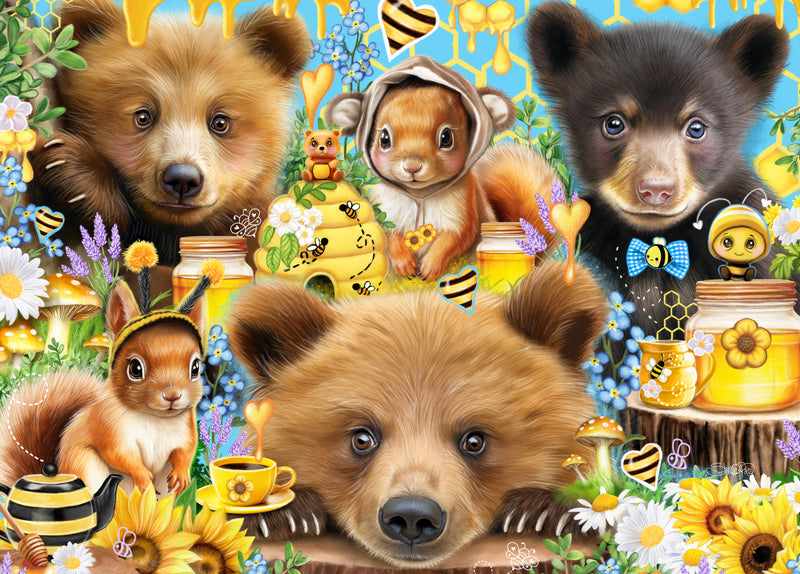 Sheena Pik-Bees and Honey Bears (Landscape)