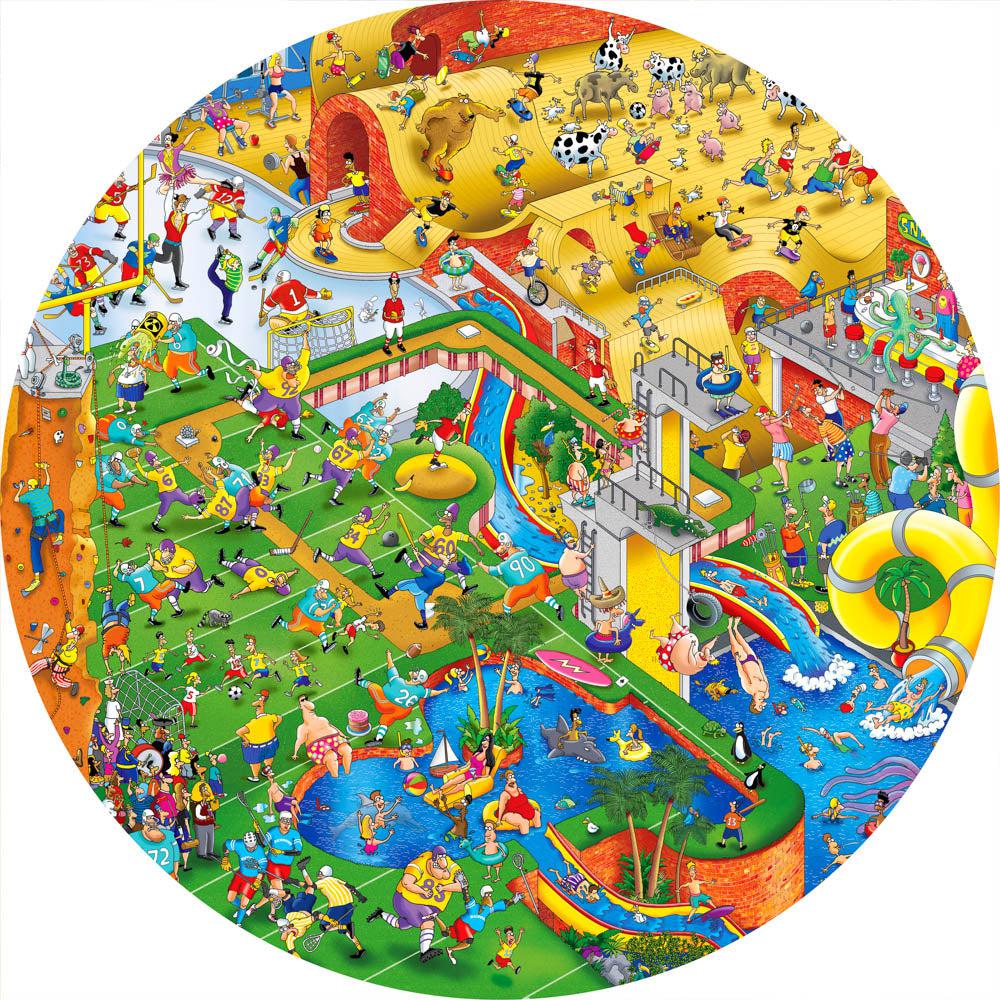 Sports Complex (Round) - Puzzles Qld Pty Ltd