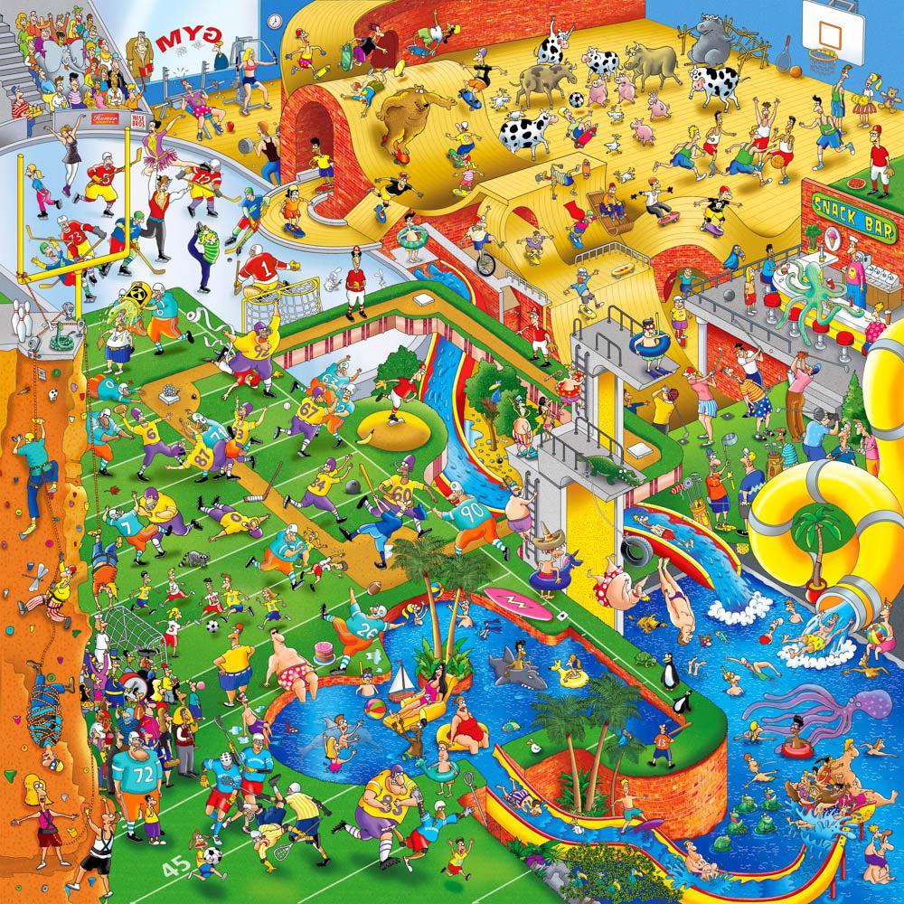 Sports Complex (Square) - Puzzles Qld Pty Ltd