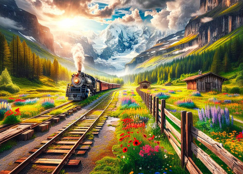 Steam Travel (Landscape)