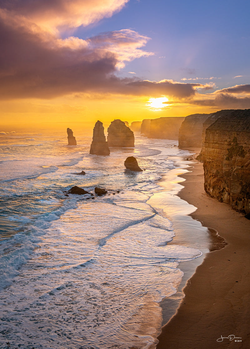 Sunset on the Apostles (Portrait)