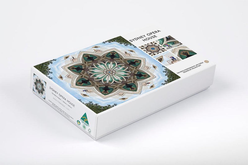 Sydney Opera House (Square) Jigsaw Puzzle by Artist Melanie Birt and Manufactured by QPuzzles in Queensland