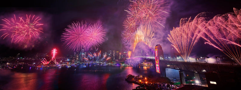 Sydney Fireworks (Panorama)