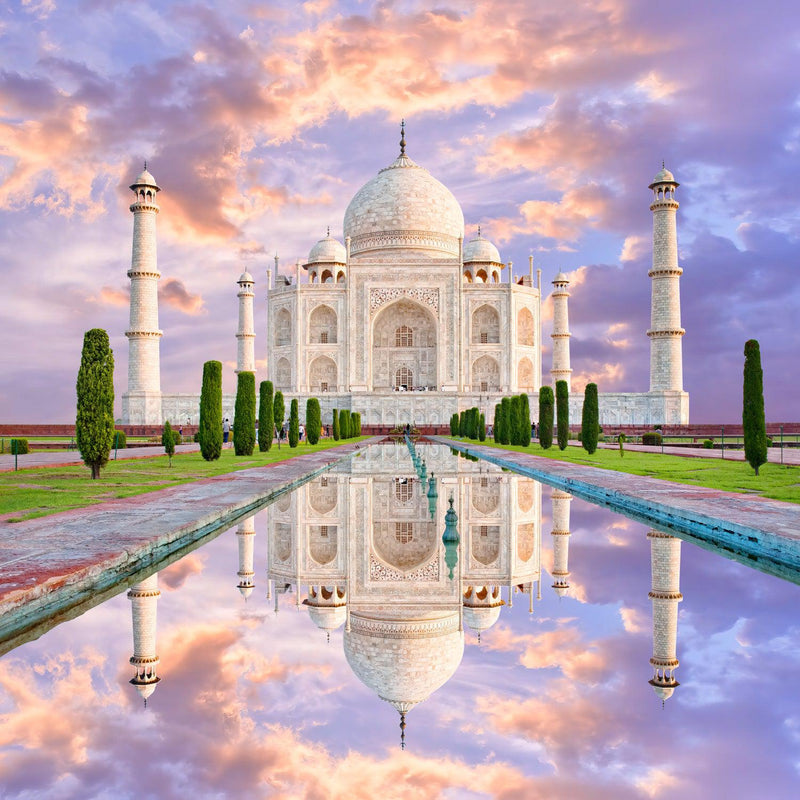 Taj Mahal (Square) Jigsaw Puzzle by Artist QPuzzles and Manufactured by QPuzzles in Queensland