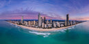 The Gold Coast (Panorama) Jigsaw Puzzle by Artist Rob Daniel and Manufactured by QPuzzles in Queensland