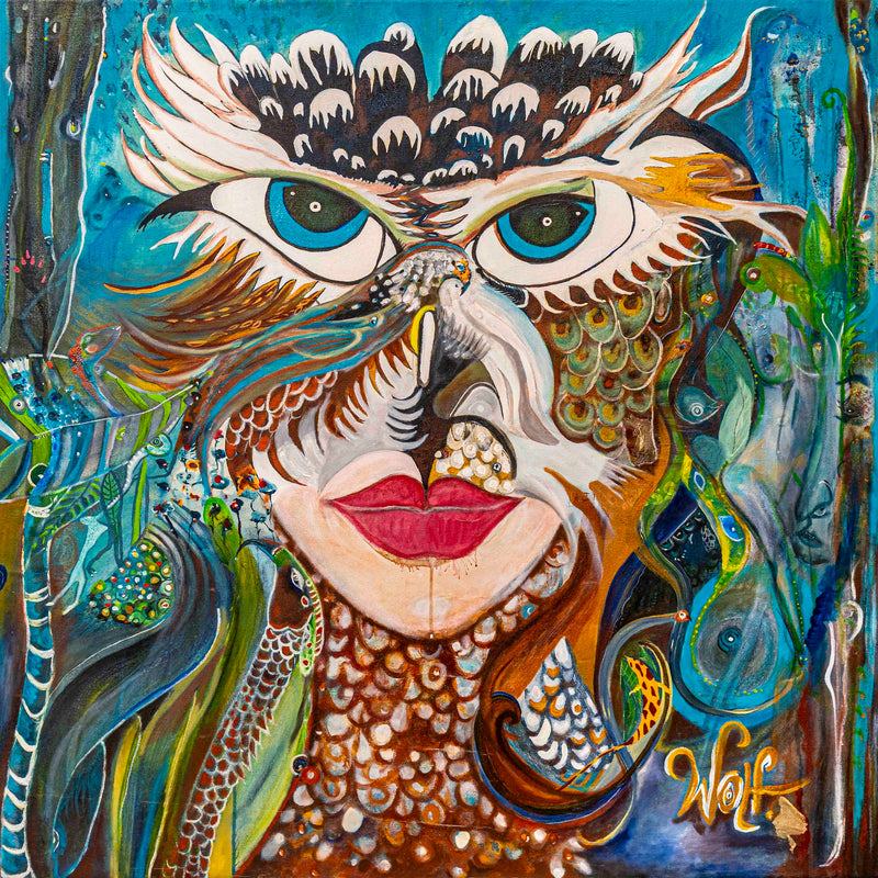 The Wise Woman Owl (Square)