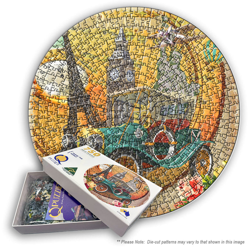 Travel the World (Round) QPuzzles