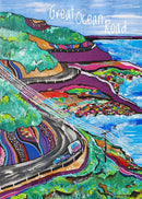 Travelling The Great Ocean Road (Portrait) Jigsaw Puzzle by Artist Karen McKenzie and Manufactured by QPuzzles in Queensland